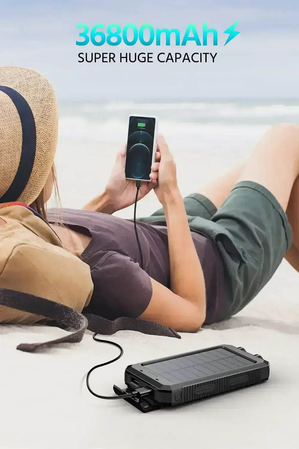 Портативное зарядное устройство KAPURUI Power Bank - 10000mAh - Black (YD-886)